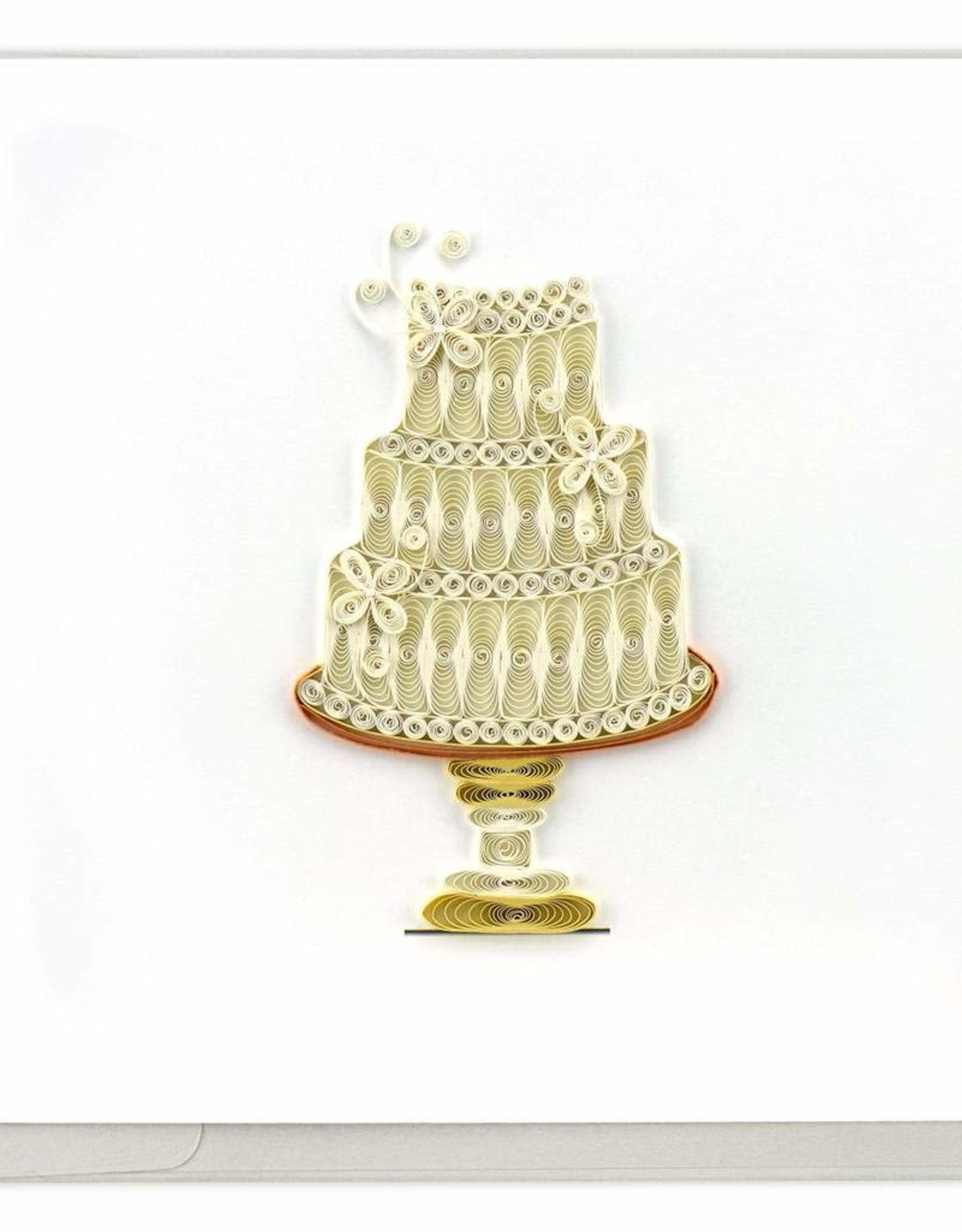 Quilling Card Quilled Wedding Cake Card