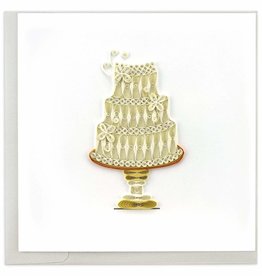 Quilling Card Quilled Wedding Cake Card