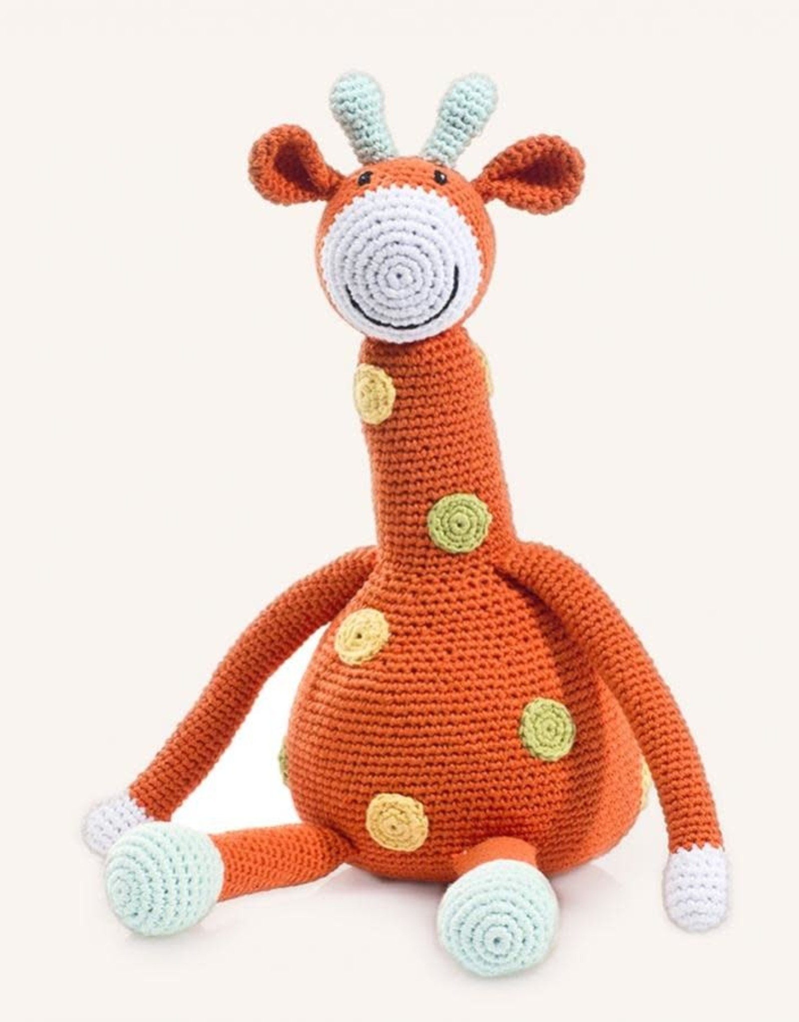 Pebble Giraffe Orange Large