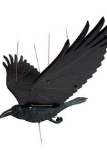 Tulia Artisans Raven Crow Blackbird Flying Mobile