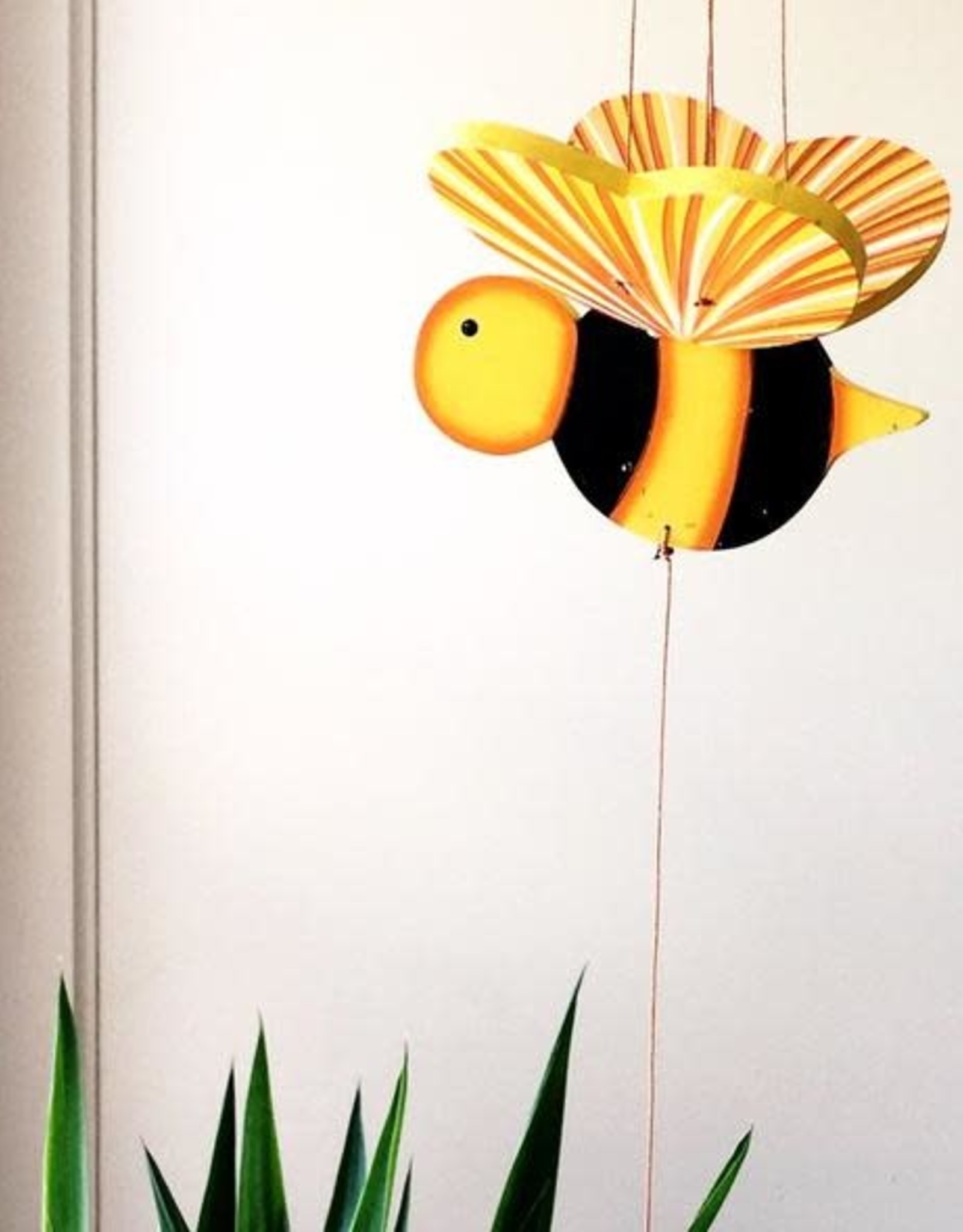 Tulia Artisans Bumble Bee Flying Mobile