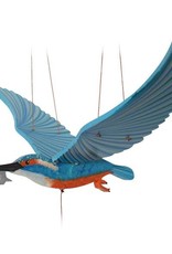 Tulia Artisans Kingfisher Flying Bird Mobile