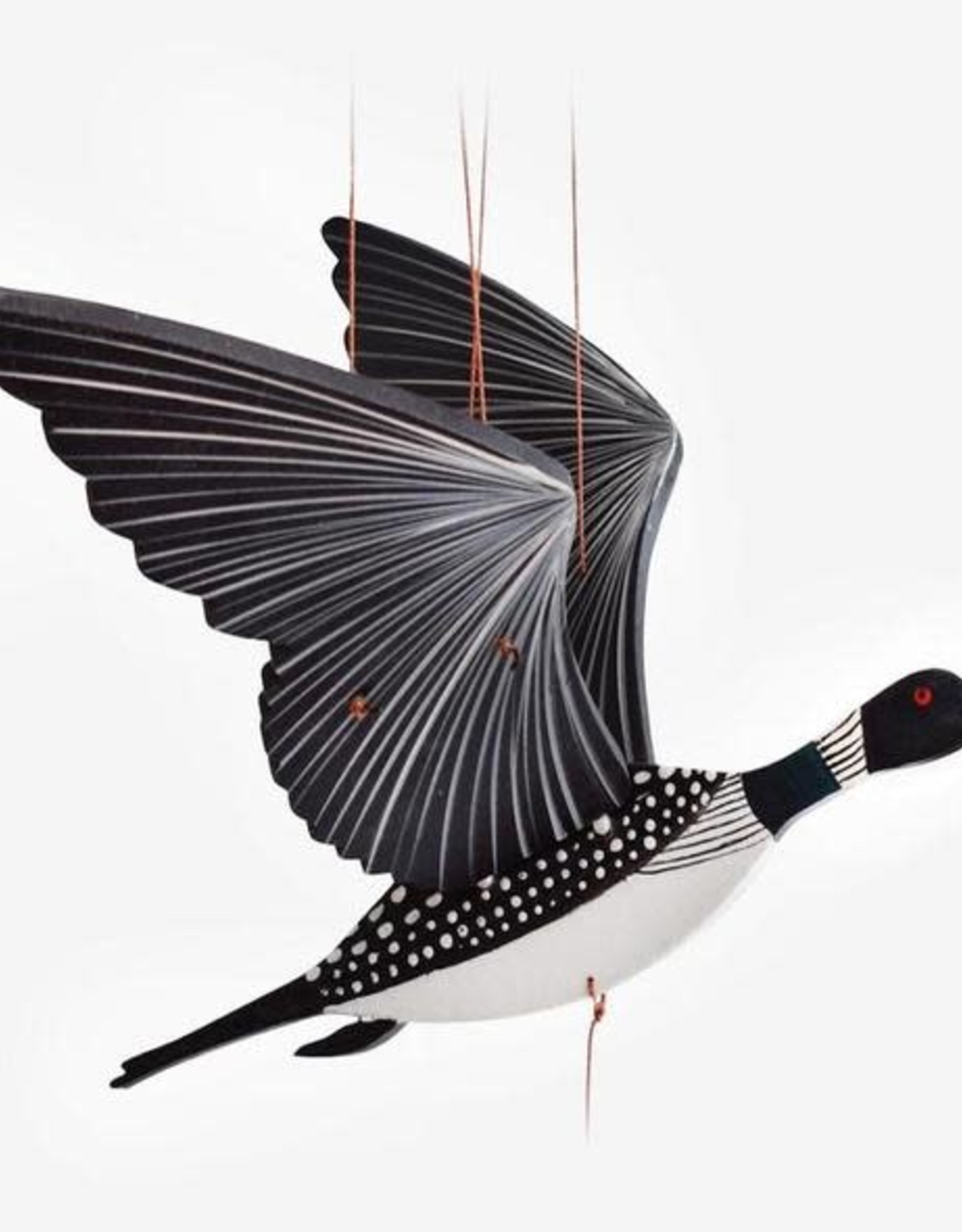 Tulia Artisans Loon Bird Flying Mobile