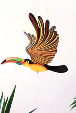 Tulia Artisans Toucan Flying Bird Mobile