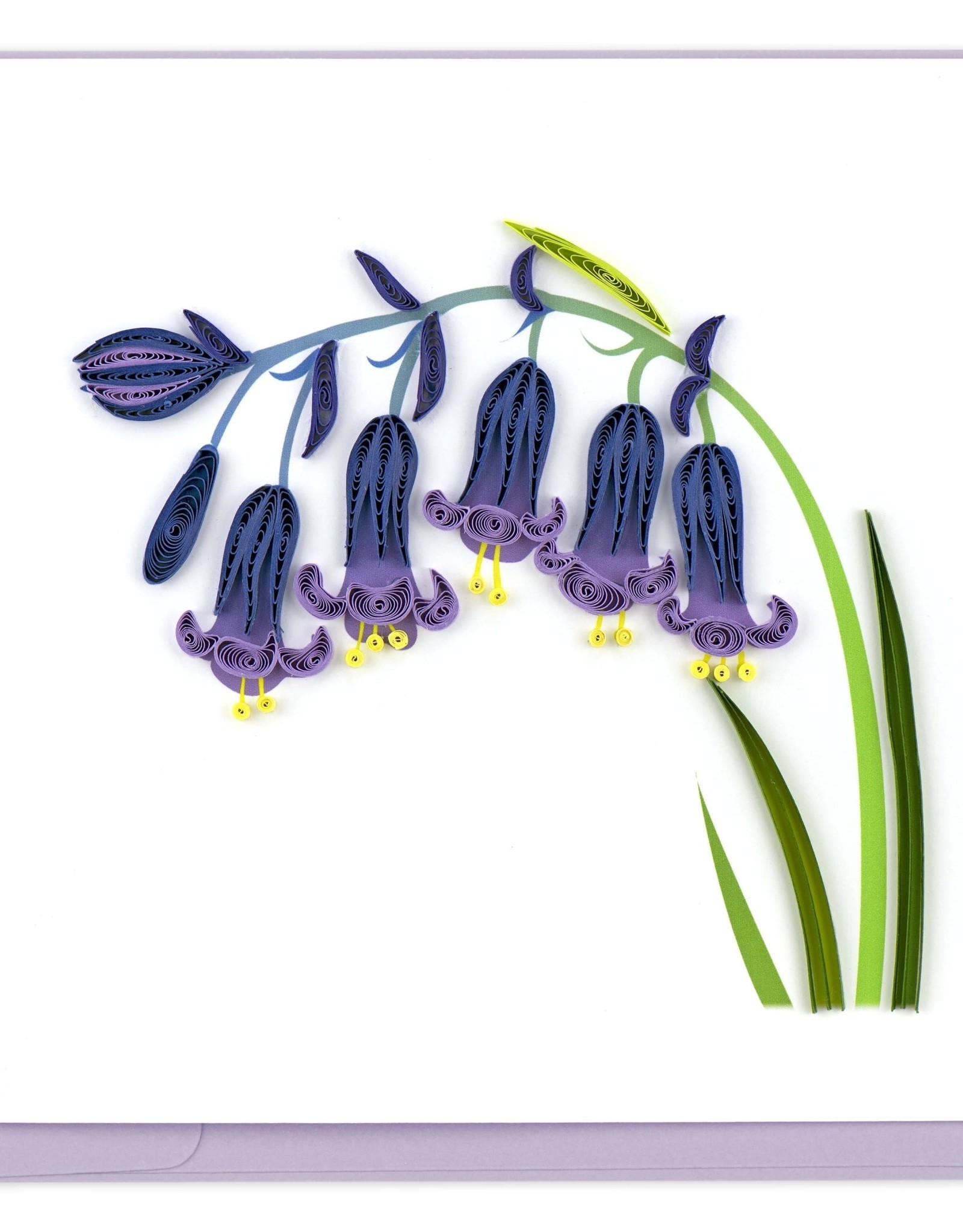 Quilling Card Quilled Bluebells Greeting Card