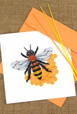 Quilling Card Quilled Honey Bee Greeting Card