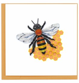 Quilling Card Quilled Honey Bee Greeting Card