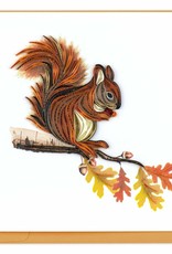 Quilling Card Quilled Squirrel Greeting Card