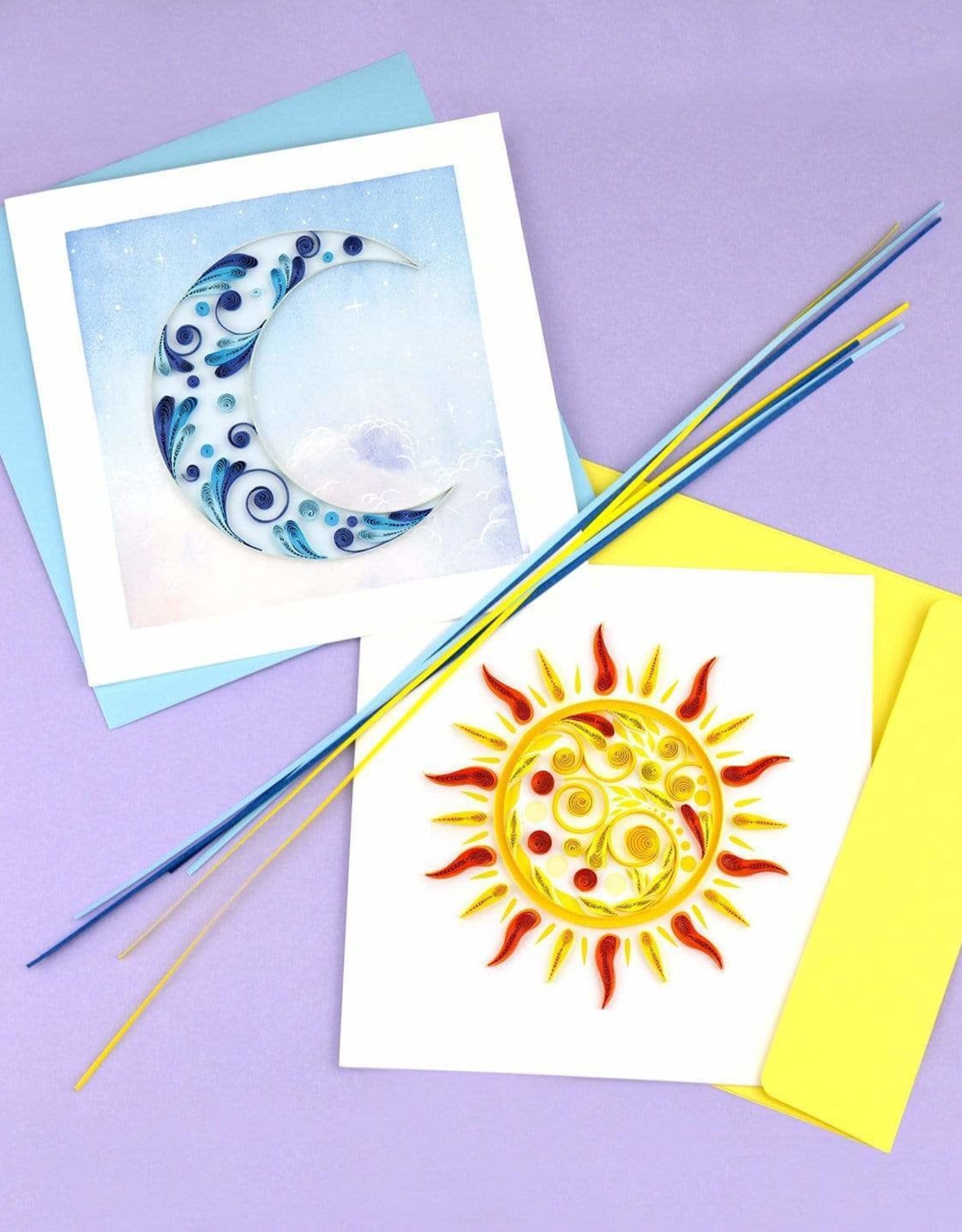Quilling Card Quilled Sun Greeting Card