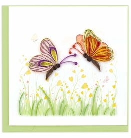 Quilling Card Quilled Two Butterflies Card