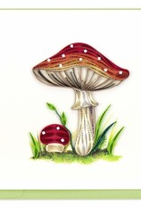 Quilling Card Quilled Wild Mushroom Greeting Card