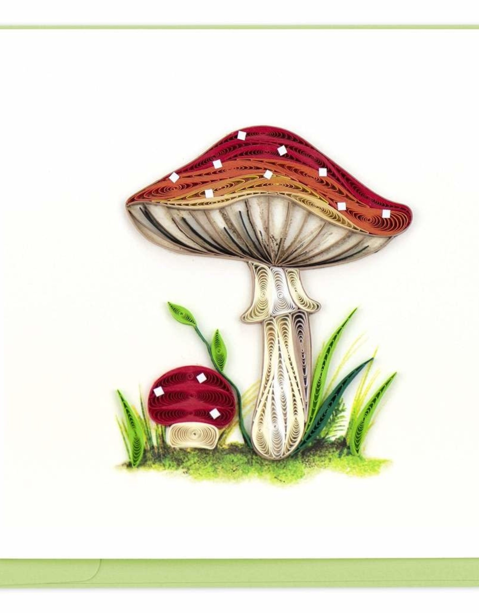 Quilling Card Quilled Wild Mushroom Greeting Card