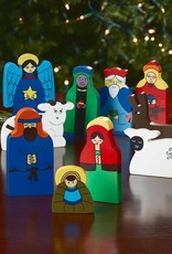 Serrv Bright Wood Nativity