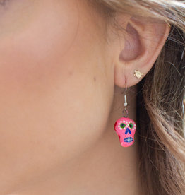 Lucia's Imports Skeleton Ceramic Earrings