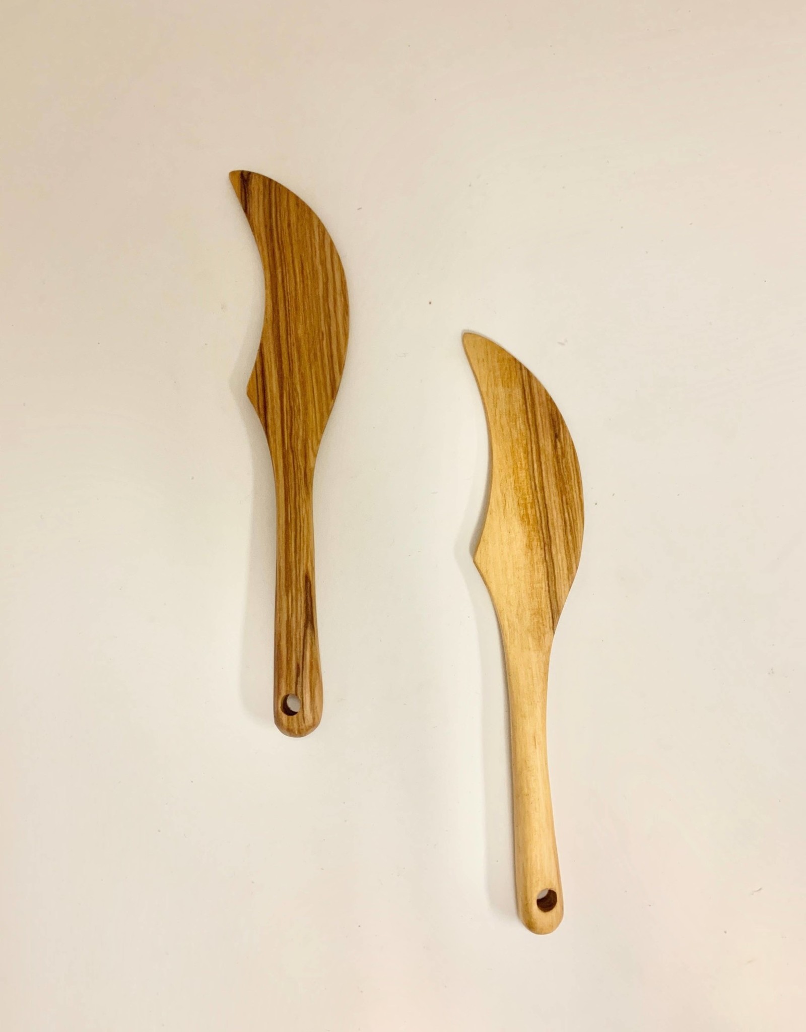 Harkiss Designs Wooden Butter Spreader Knife - Halfmoon
