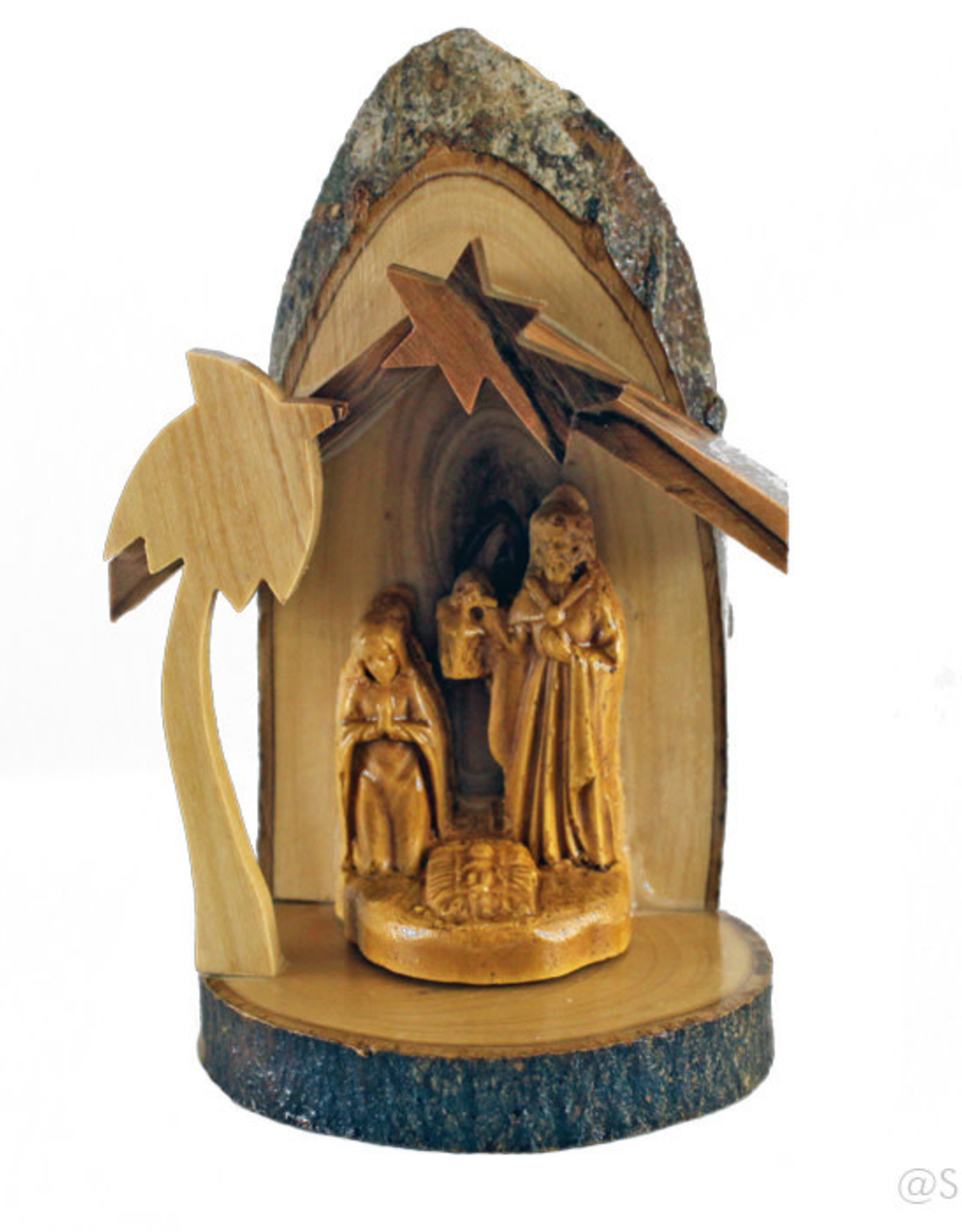 Serrv Petite Olivewood Nativity