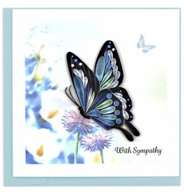 Quilling Card Quilled Sympathy Butterfly Greeting Card