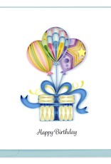 Quilling Card Quilled Balloon Surprise Birthday Card
