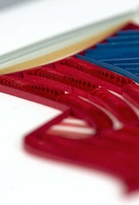 Quilling Card Quilled American Flag Greeting Card