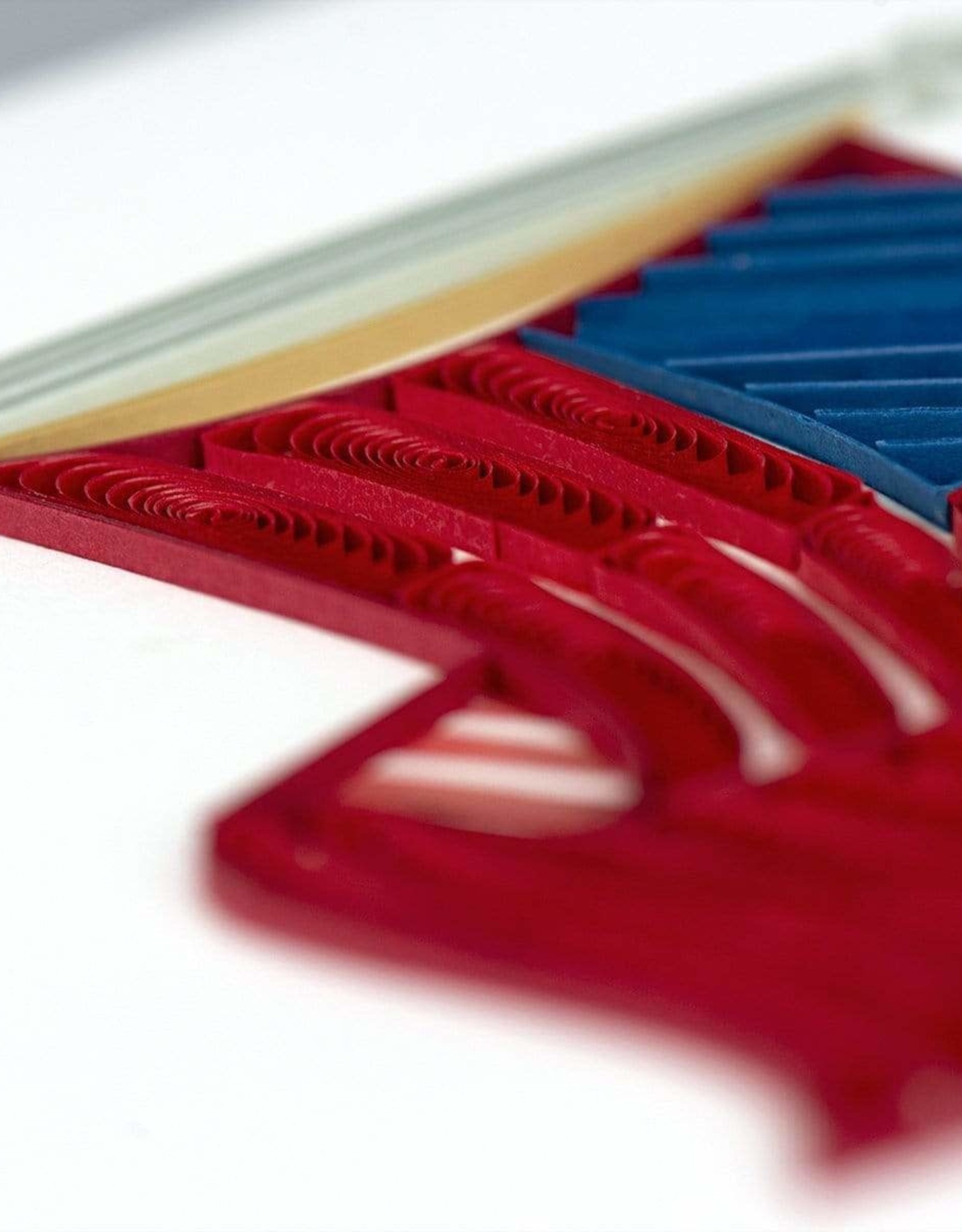 Quilling Card Quilled American Flag Greeting Card
