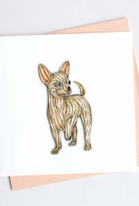 Quilling Card Quilled Chihuahua Greeting Card