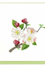 Quilling Card Quilled Apple Blossom Greeting Card