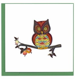 Quilling Card Quilled Colorful Owl Greeting Card