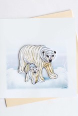 Quilling Card Quilled Polar Bear Greeting Card
