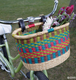 Serrv Rainbow Bike Basket