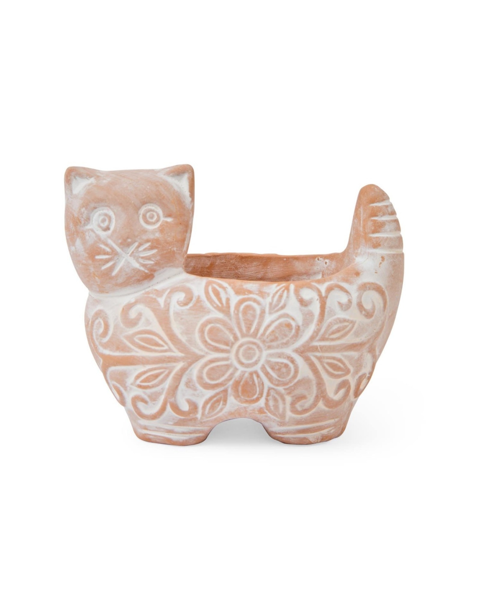 Ten Thousand Villages Garden Kitty Planter (Small)