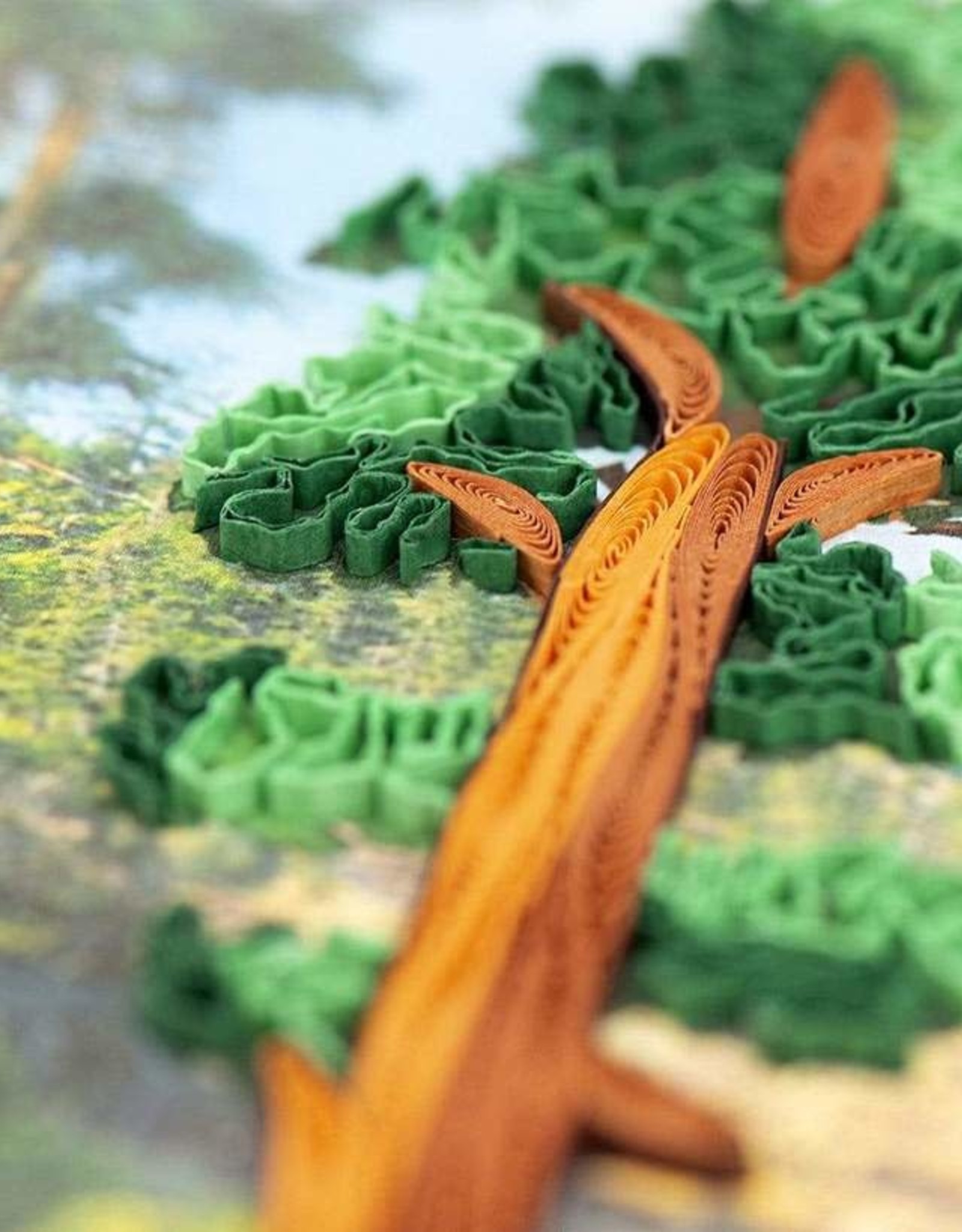 Quilling Card Quilled Redwood Tree Greeting Card