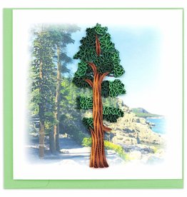 Quilling Card Quilled Redwood Tree Greeting Card