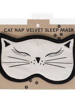 Ten Thousand Villages Cat Nap Velvet Sleep Mask