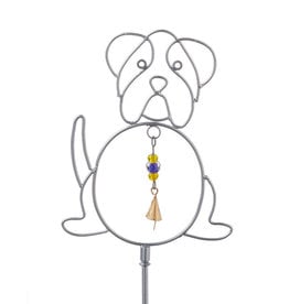 Serrv Playful Pooch Bell Stake