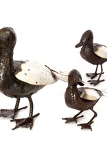 Swahili African Modern Recycled Metal Mama Duck