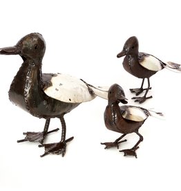 Swahili African Modern Recycled Metal Mama Duck