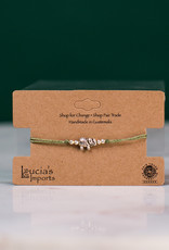 Lucia's Imports String Charm Bracelet Elephant