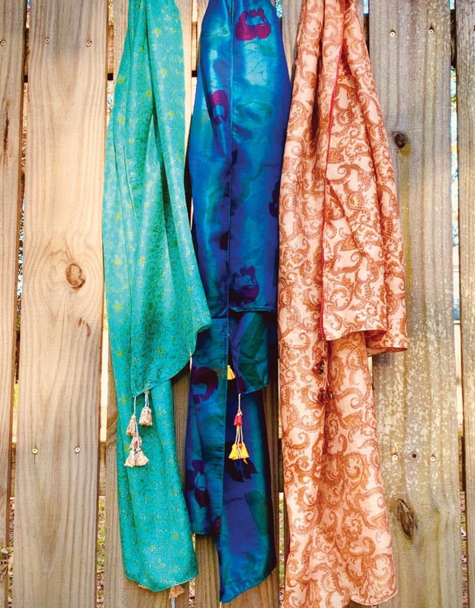 Sevya Handmade Recycled Silk Sari Scarf