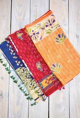 Sevya Handmade Cotton Kantha Scarf