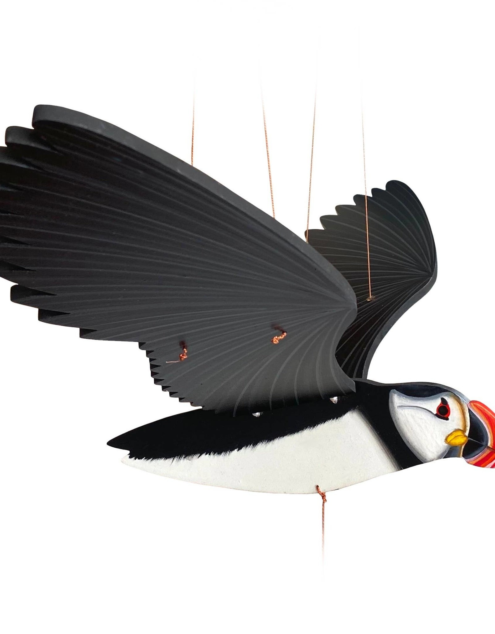 Tulia Artisans Puffin Flying Bird Mobile