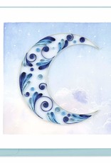 Quilling Card Quilled Crescent Moon Greeting Card