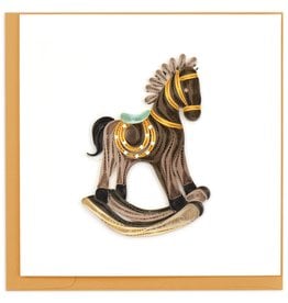 Quilling Card Quilled Rocking Horse Greeting Card