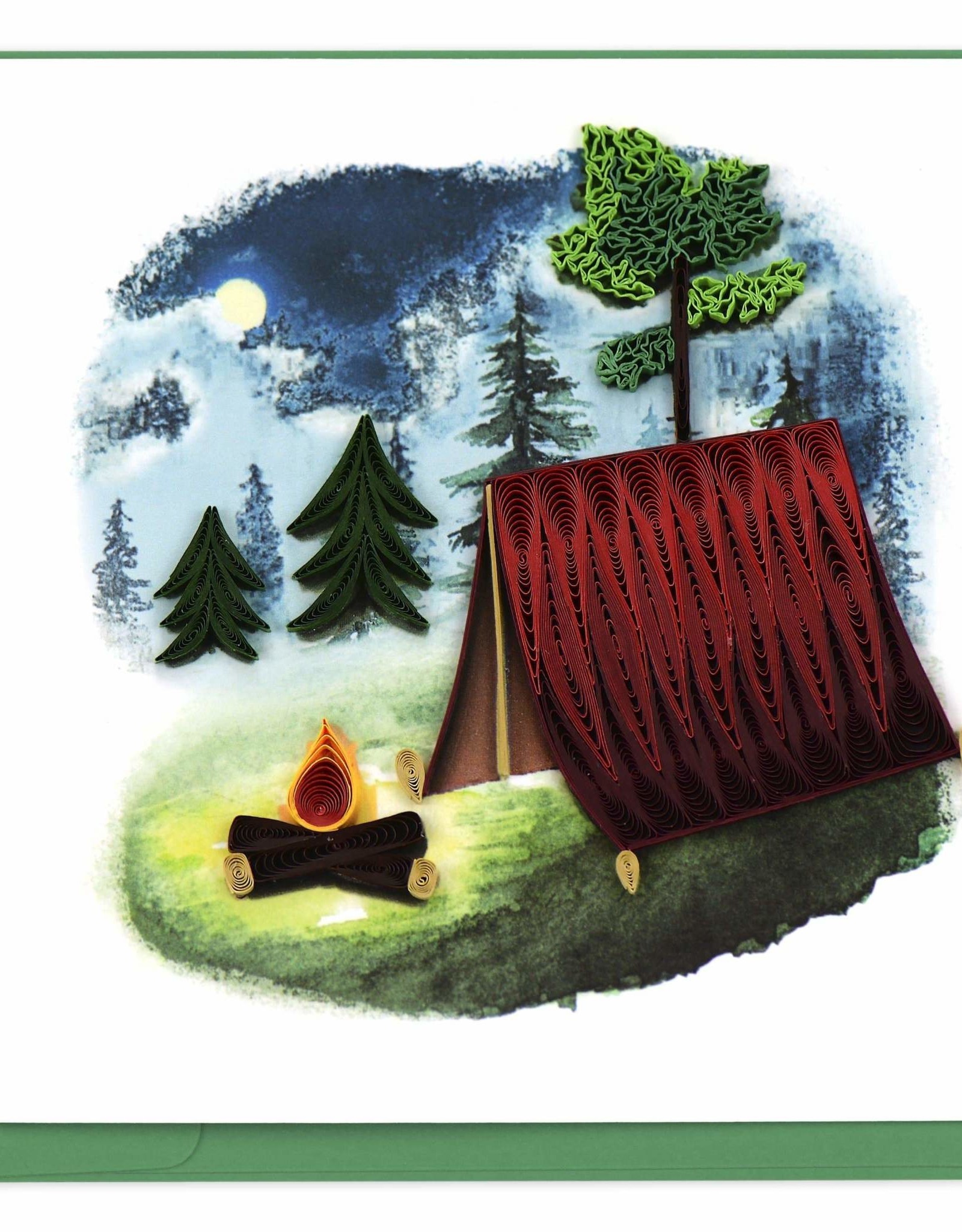 Quilling Card Quilled Camping Greeting Card
