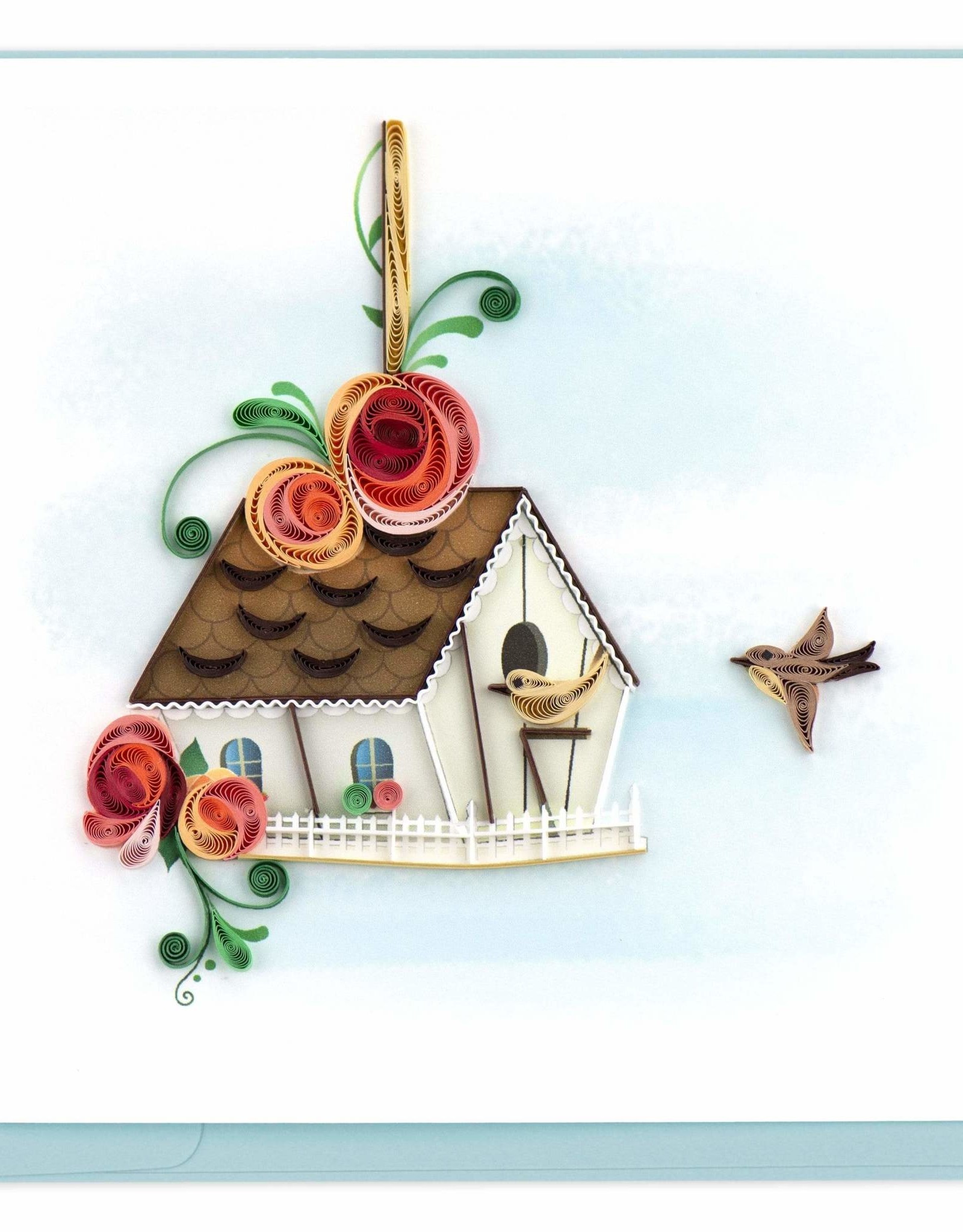 Quilling Card Quilled Birdhouse Greeting Card