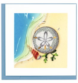 Quilling Card Quilled Sand Dollar Greeting Card