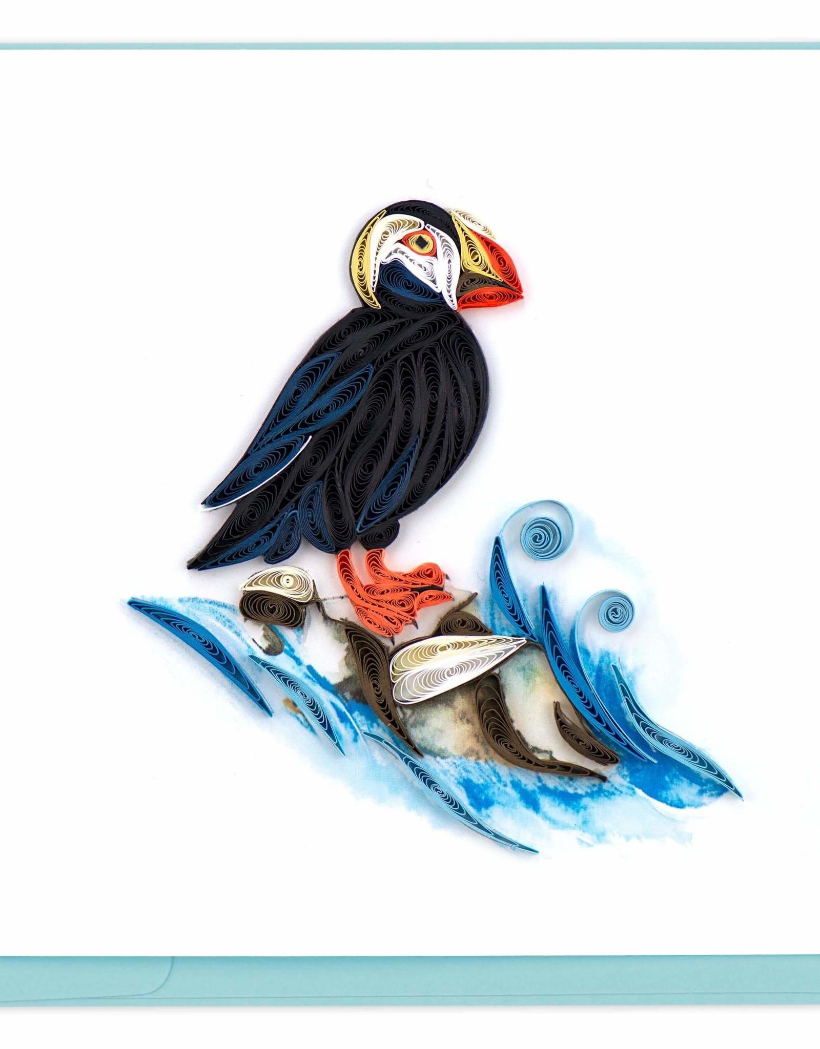 Quilling Card Quilled Tufted Puffin Greeting Card