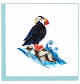 Quilling Card Quilled Tufted Puffin Greeting Card