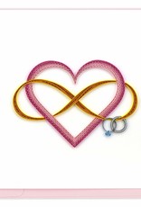 Quilling Card Quilled Infinite Love Greeting Card