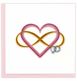 Quilling Card Quilled Infinite Love Greeting Card