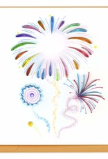 Quilling Card Quilled Fireworks Greeting Card